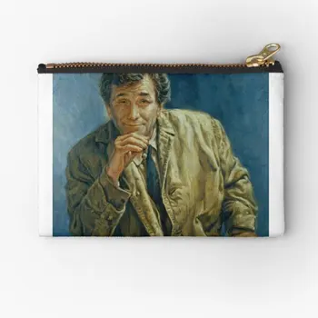 Columbo Portrait Painting Murder A S  Zipper Pouches Bag Socks Underwear Pocket Coin Small Pure Men Packaging Wallet Storage