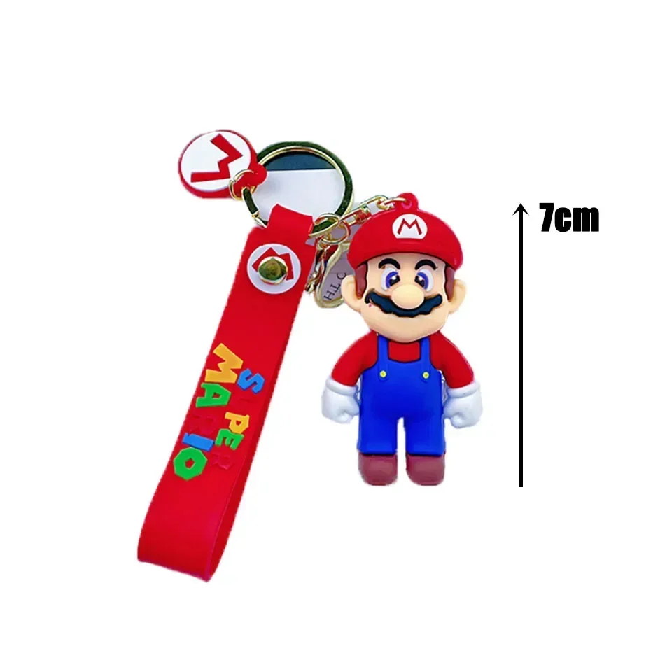 thumbnail image 1 of Set 24Pcs Super Mario Bros Keychain Action Figure Pendant Cute Cartoon Character Toy Doll Model Decoration Kid Birthday Gift, 1 of 5