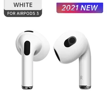  2021 New For AirPods 3rd Silicone Protective Case Skin Covers Earpads For Apple AirPod 3 Generation Ear Cover Tips Accessories 