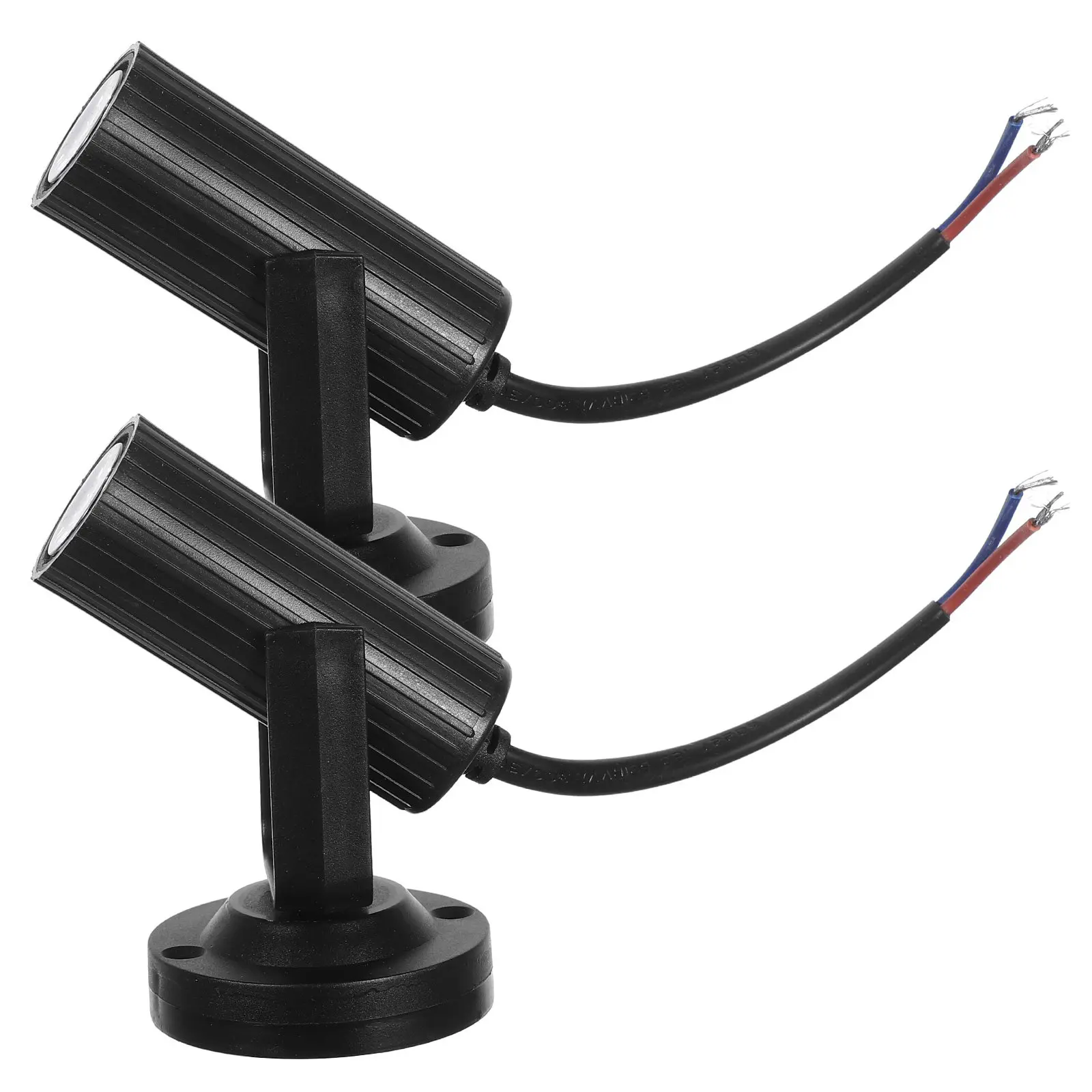 2Pcs LED 빔 무대 조명 듀얼 컬러 레드 블루 미니 스포트라이트 실내 파티 극장 콘서트 Dj 공연을위한 고휘도