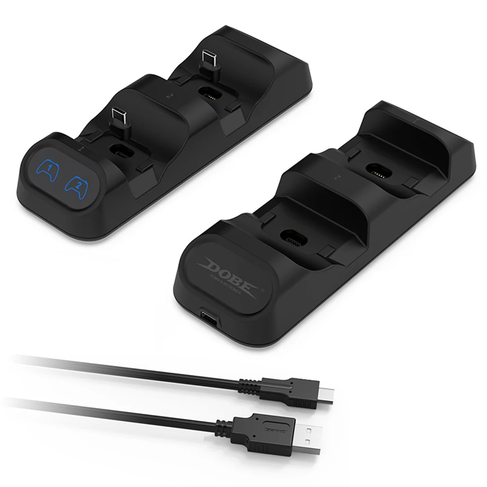 Dual Fast Charger for PS5/Xbox Series S/X for Switch Pro Controller Charging Station Station w/‌ Indicator Gamepads Charger Dock