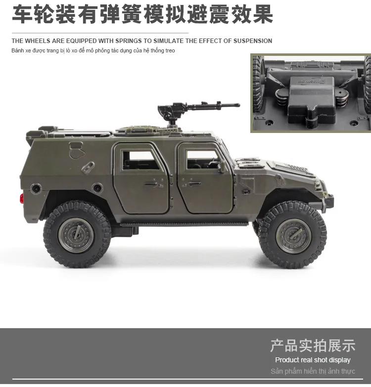 Nicce 1:28 Dongfeng Warriors Military Off-Road Vehicle Alloy Diecast Car with Pull Back Collection Children Gift Toy Model A144 RC Cars near me