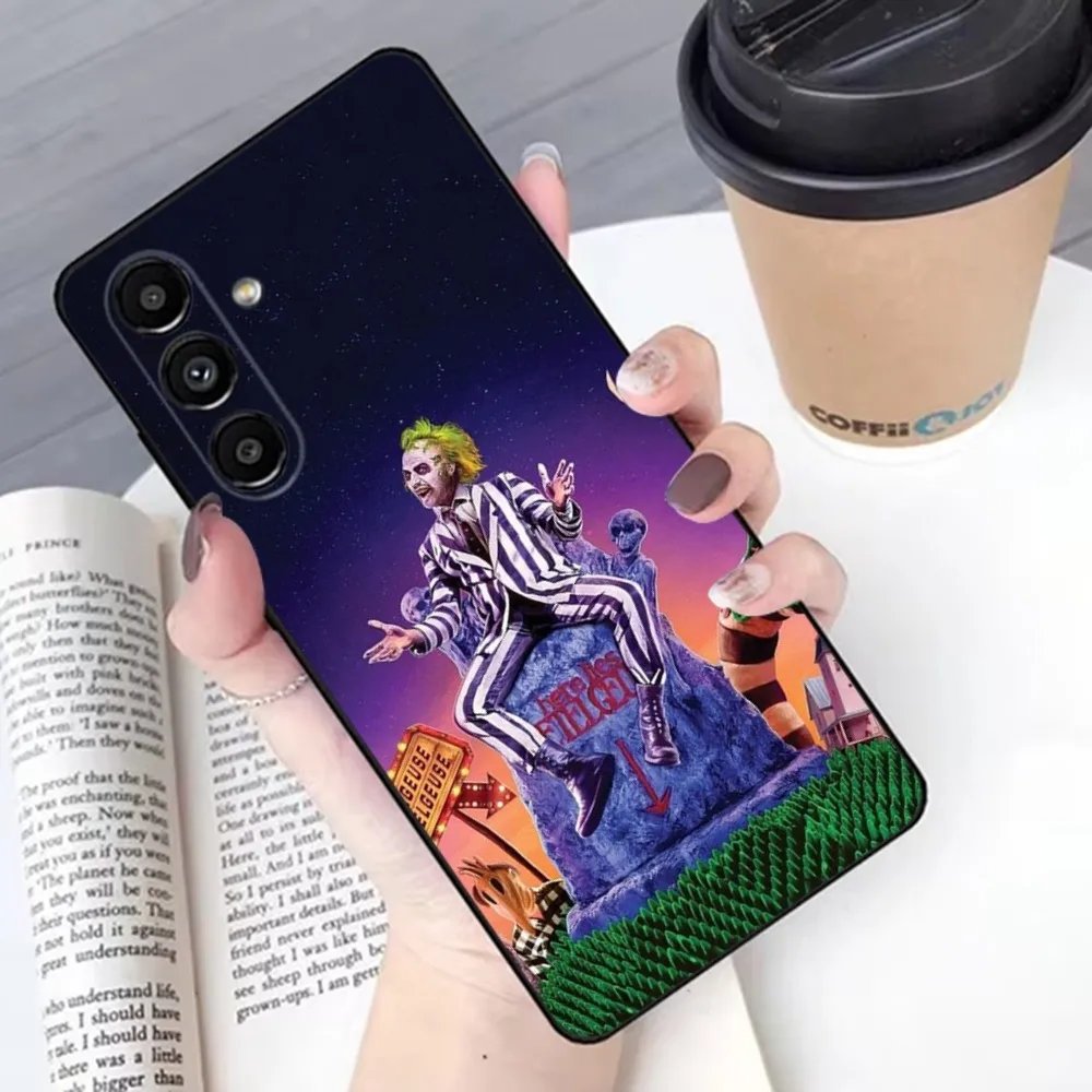 thumbnail image 1 of B-Beetlejuice 2 Phone Case For Samsung S24,23,22,30,21,10,9,Ultra,Plus,Lite,FE,Soft Silicone Black Cover, 1 of 5