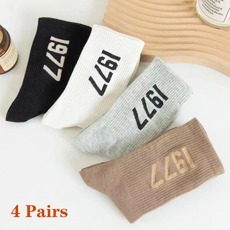 cotton socks kids socks cartoon socks cycling socks baby socks girls socks 4 Pairs hip hop sock sports skateboard fashion leisure gift socks