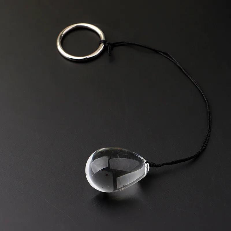 Transparente Glasperlen Back Court Pull Bead l Ball Butt Plug 21/25/30mm Durchmesser Analsex Tos für Frauen und Männer_voghion.com