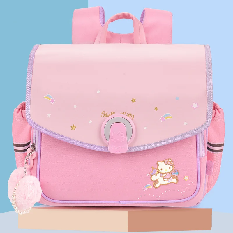 

Hello Kitty Kids Backpack Girls Origin Genuine Kawaii Schoolbags Sanrio Backpack Purse Kids Bags for Girls Zipper Purse Backpack