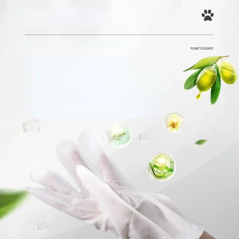 Pet Grooming Gloves 6pcs Pet Disposable Cleaning Gloves Wash Free Cats Dogs SPA Bath Supplies Massage Non Woven Fabric No Rinse Soft Eye Wipes