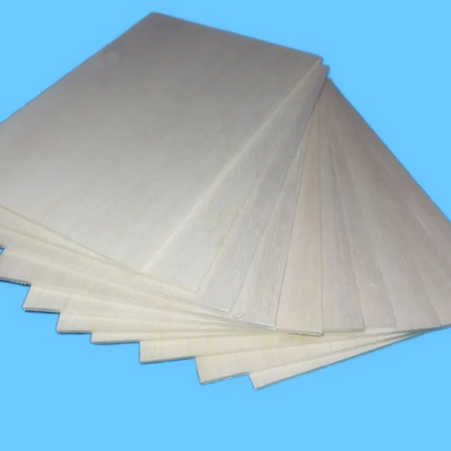 Basswood Craft Wood Sheet 300 X 100 X 1.5mm 11 13/16 X 4 X 1/16