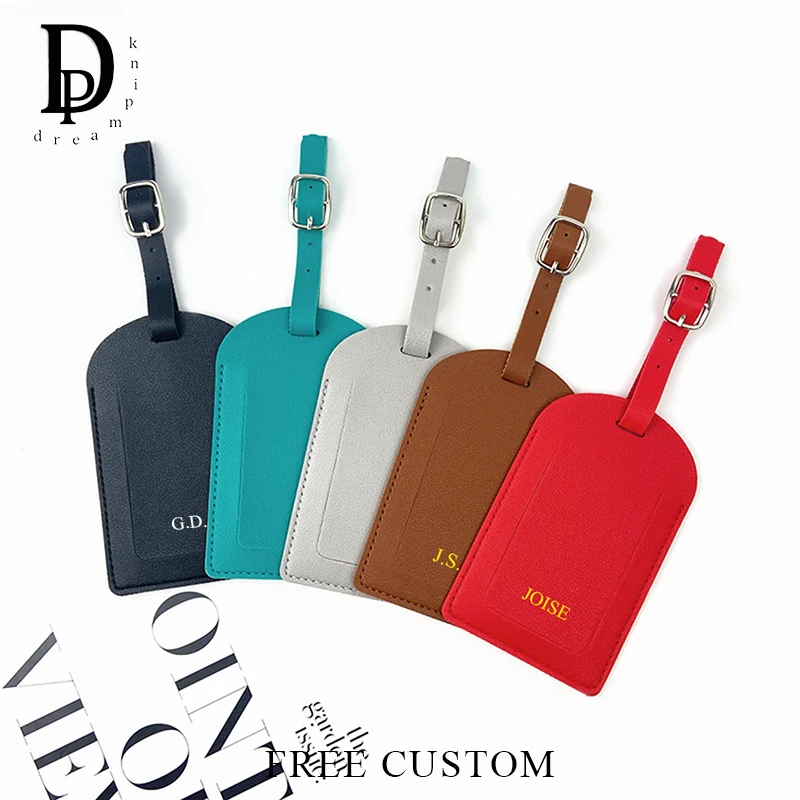 Engraved Initials Luxury Luggage Tag – Elegant Travel Accessory and Gift