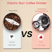 Professional Electric Coffee Bean Grinder Maker for Espresso Drip Coffee French Press Syphon Mocha Coffe Mill Machine 220V 110V 2