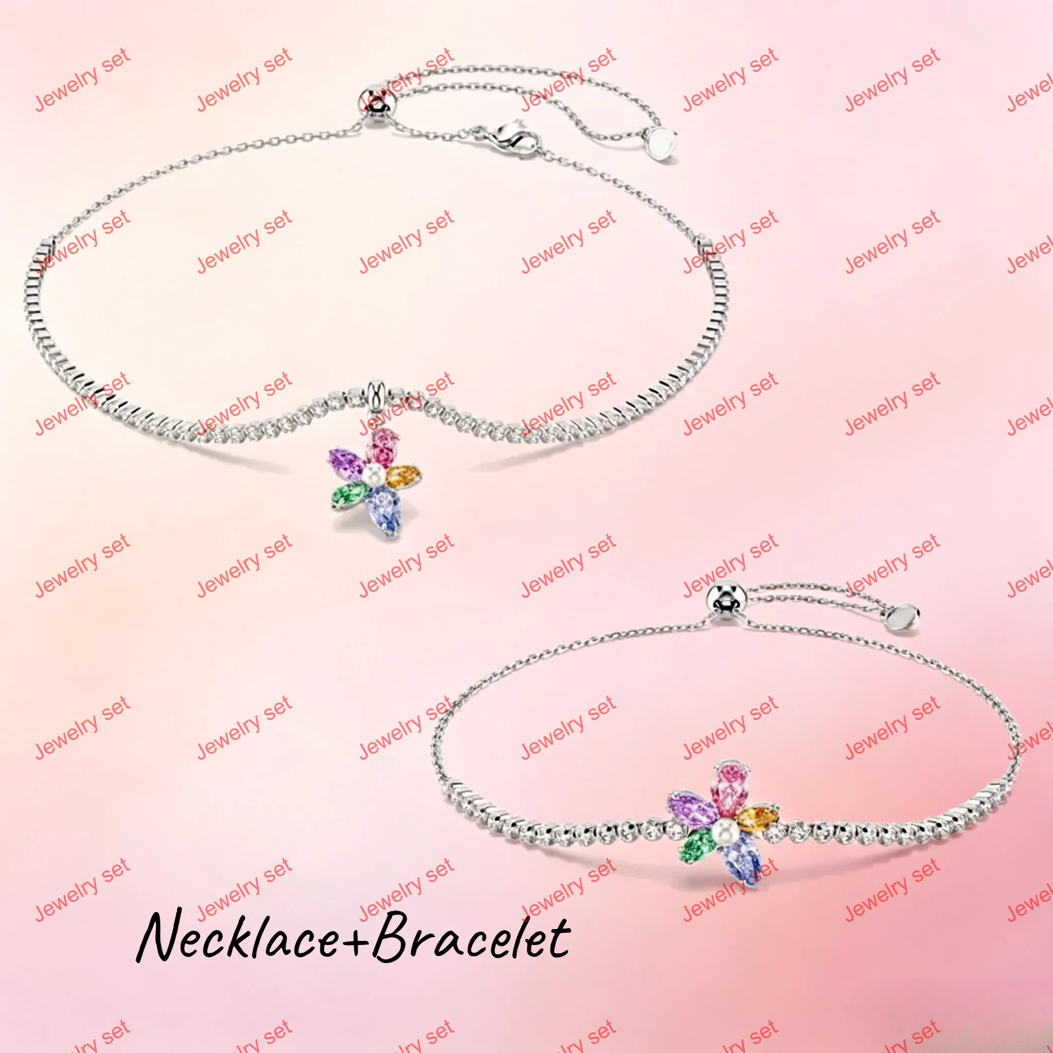 2026 High Quality Shiny Luxury Brand Fine Jewelry Sets Exquisite Fine Fashion Party Gifts for Women New Christmas Ornaments - 3