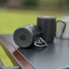 Outdoor Insulated Mug With Carabiner Handle & Lids Portable Compact Camping Cup 3