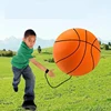 1pcs Sponge Rubber Wrist Strength Handball Children's Toy Game Practice Bounce Elasticity Sports Nylon Rope Outdoor Toy Ball 5