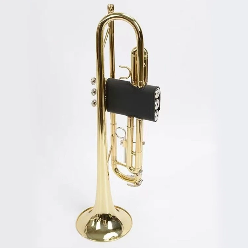 Trumpet Valves Sleeve PU Leather Texture Trumpets Accessories Instruments Parts for Rehearsals and Practice