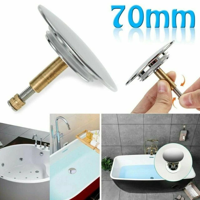 1PCS Bathtub Drain Stopper Bathroom Bath Tub Sink Waste Pop-Up Plug  Replacements