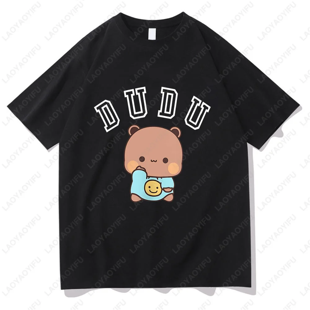 Kawaii Panda Bear Graphic Cotton T-Shirts – Cute Cartoon Summer Tees