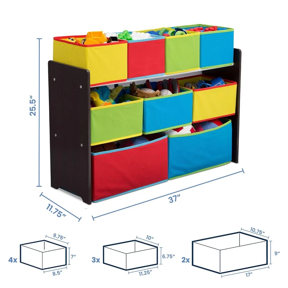 Multi-Bin Toy Organizer 3