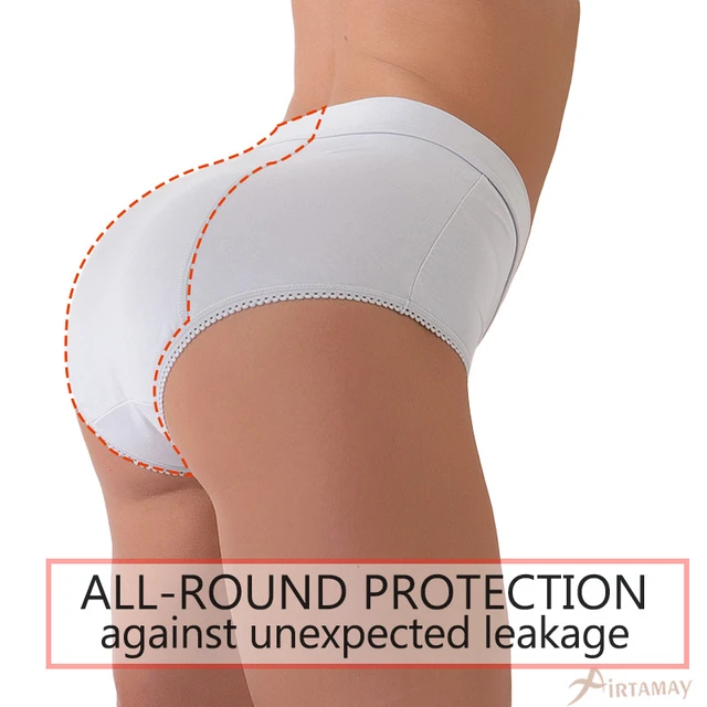  3-Pack Women's Incontinence Underwear Cotton Regular