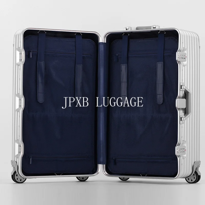 

Aluminum Suitcases travel Sports Version Thickened Large Capacity Luggage Password Aluminum-Magnesium Alloy Trolley Case