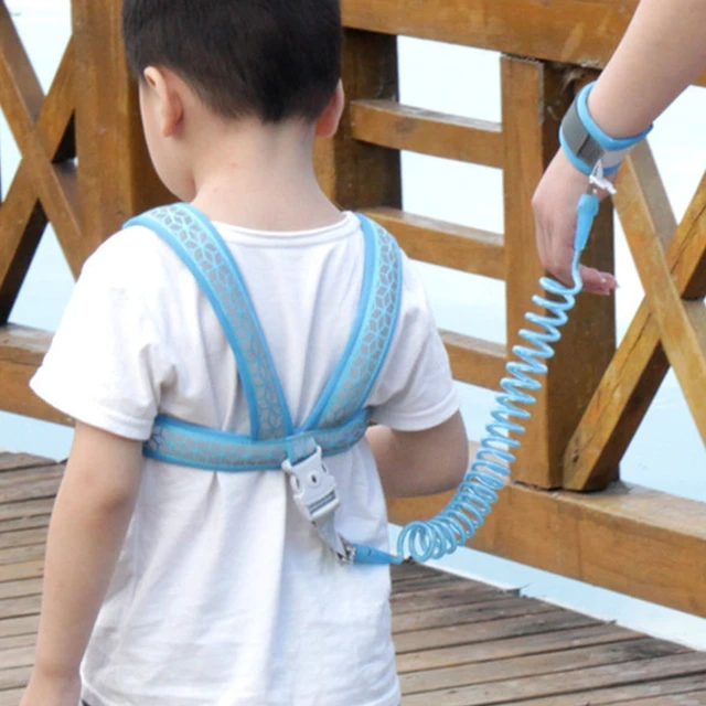 Ceinture anti-perte de sécurité au poignet, ceinture de sécurité pour  harnais pour enfants réglable 2M bébé tout-petit rênes sangle de sécurité  laisse laisse marche ceinture et verrou de sécurité ( : 