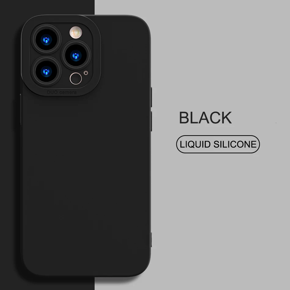 Elegant Purple Silicone Shockproof Phone Case – Soft, Durable Back Cover