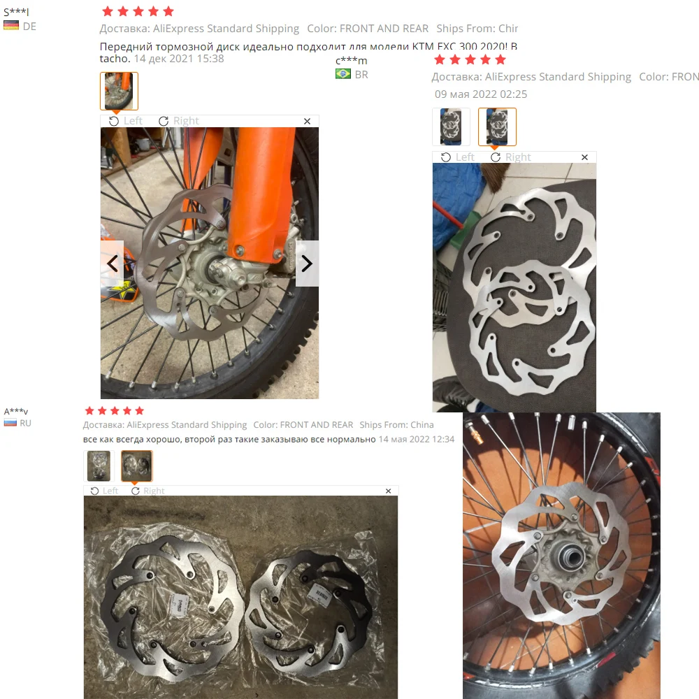 Disco Freno Anteriore Moto 260mm - Per Modelli KTM 125-530 1998-2025, In Acciaio Inossidabile, Spessore 3mm - Foto 12