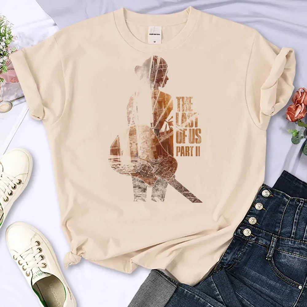 

the Last of Us tshirt women Y2K summer t shirt female comic Japanese harajuku clothes