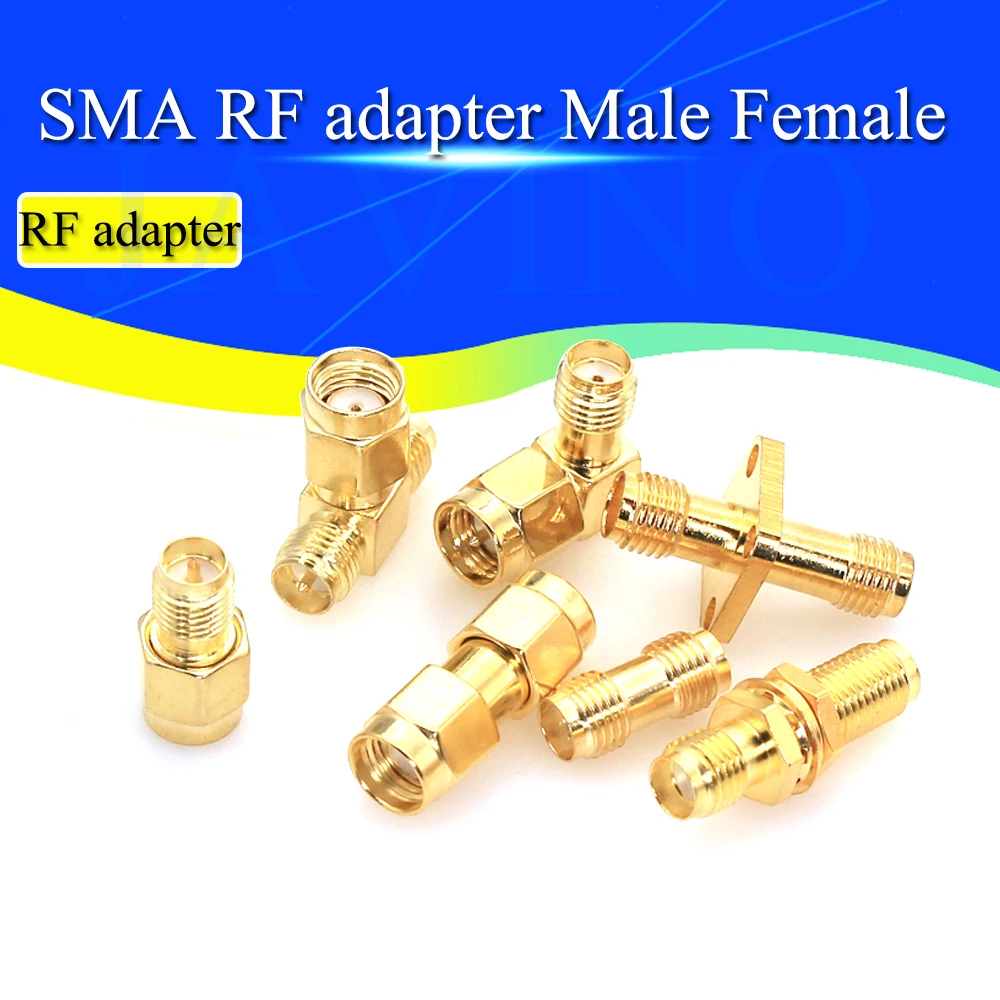 Javino RF Adapter SMA to RP-SMA Male/Female Connector Set (1-10 Pieces)