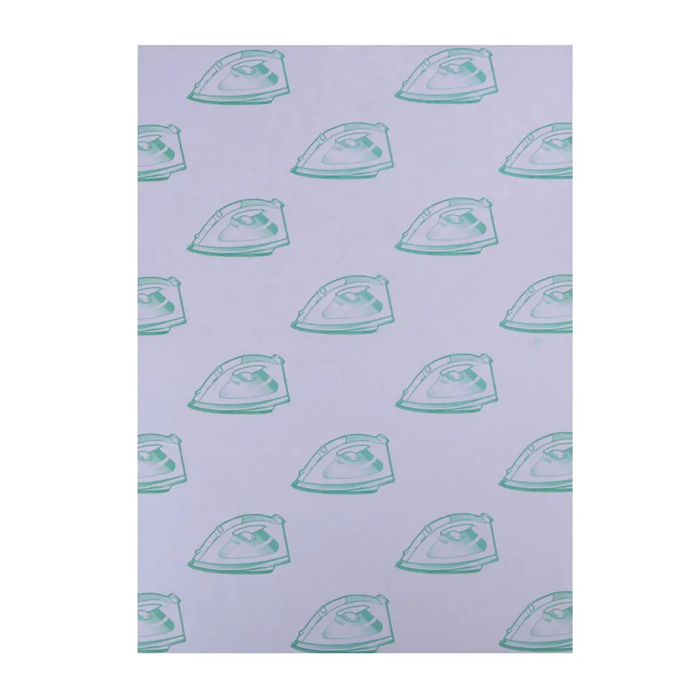 10pcs 열 프레스 인쇄 용지 절단 필요 없음 티셔츠 열 인쇄 밝은 색상의 직물 천에 대한 다기능 강력한 접착력