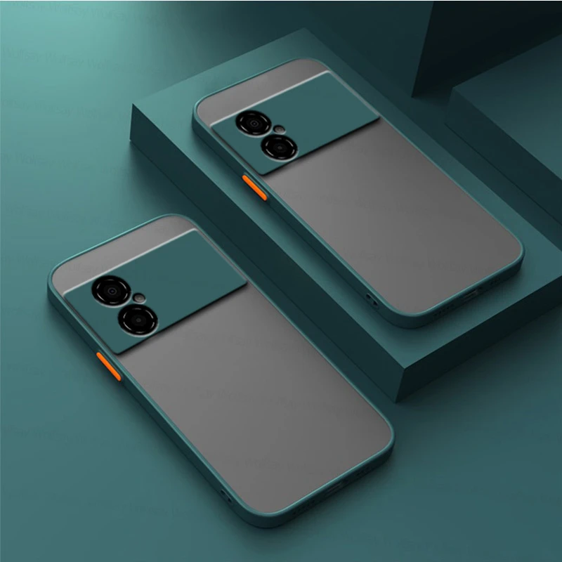 Matte PC Abdeckung Für Xiaomi Poco M4 5G Fall Xiaomi Poco M3 M4 Pro 4G 5G Abdeckung stoßfest TPU Schutzhülle Telefon Zurück Fall Po_voghion.com