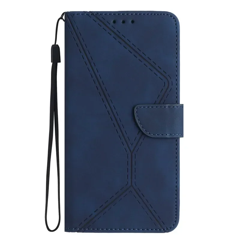 Leather Wallet Flip Case with Card Slots