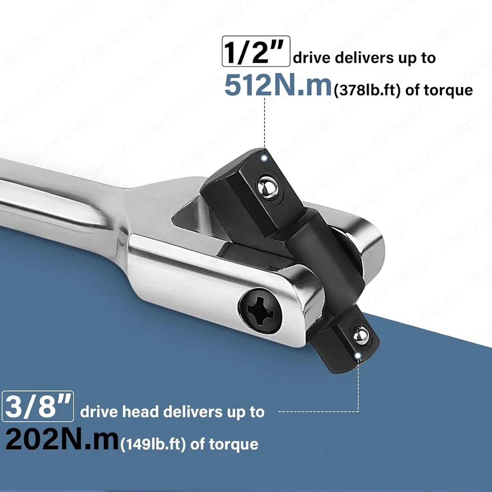 1/2" Drive Breaker Bar Wrench 3