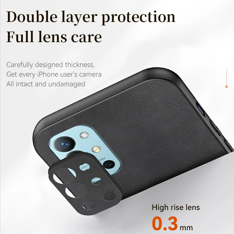 Luxury Sheepskin Magnetic Leather Phone Case with Soft Protection and Stand Feature