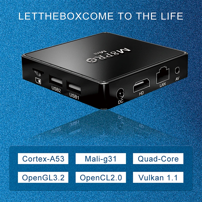 Pro Mini Game tv Box com Joystick 4k hd 10000 Jogos Retro H313 Android 12 Wi-fi Consola de Videogame Sistema Duplo Media Player m8 - Image 3