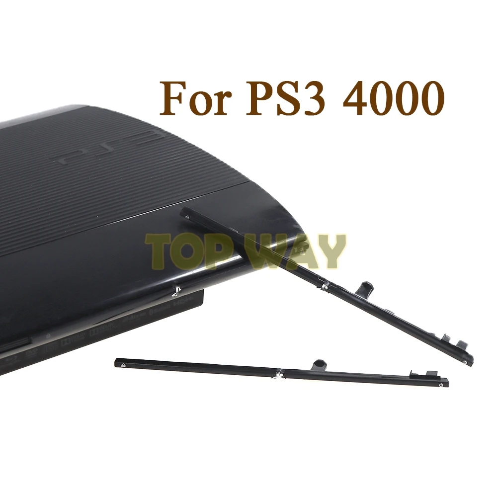 10 Pezzi Per Ps3 Slim 4000 Piastra Luminosa Per Interruttore Di Alimentazione Per Striscia Laterale Con Logo Console Ps3 Slim 4000