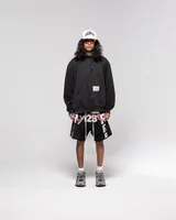 High Quality 1:1 RRR123 Shorts Oversized Logo Letter Printed Rolled Drawstring Casual Men's and Women's Sports Shorts 2