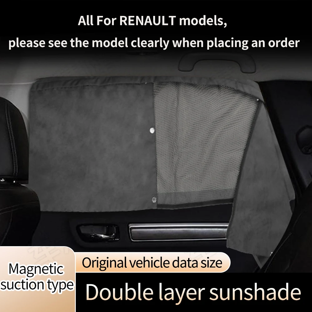 

Full size car curtains For RENAULT Fluence Koleos Kadjar Captur Megane