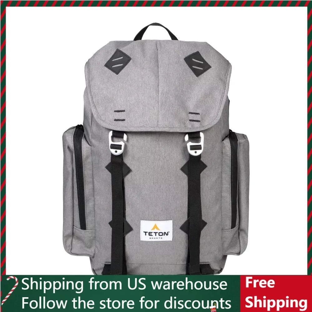 

Canvas backpack, outdoor hiking bag, hiking backpack, lightweight and durable canvas shell