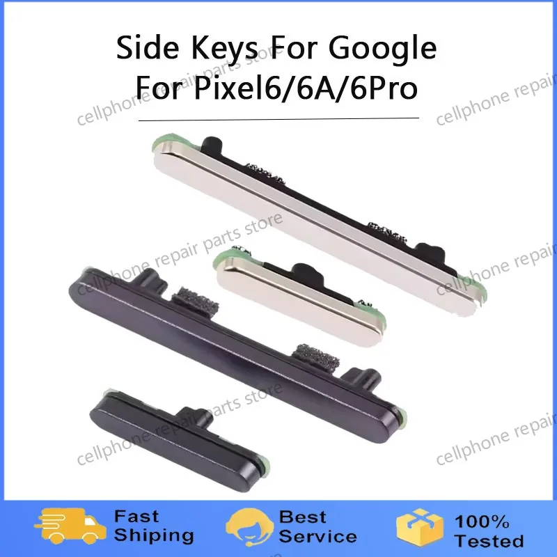 구글 픽셀 6 Pro 6A Pixel6 Pixel6A 6Pro 전원 켜기 끄기 볼륨 버튼 측면 키 전화 수리 교체 부품 버튼 키