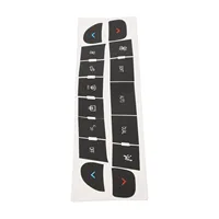 Autocollant de réparation de bouton de climatisation A/C de voiture, autocollant de réparation de bouton de climatisation pour Megane, Master, Scenic 3, 1 jeu 5