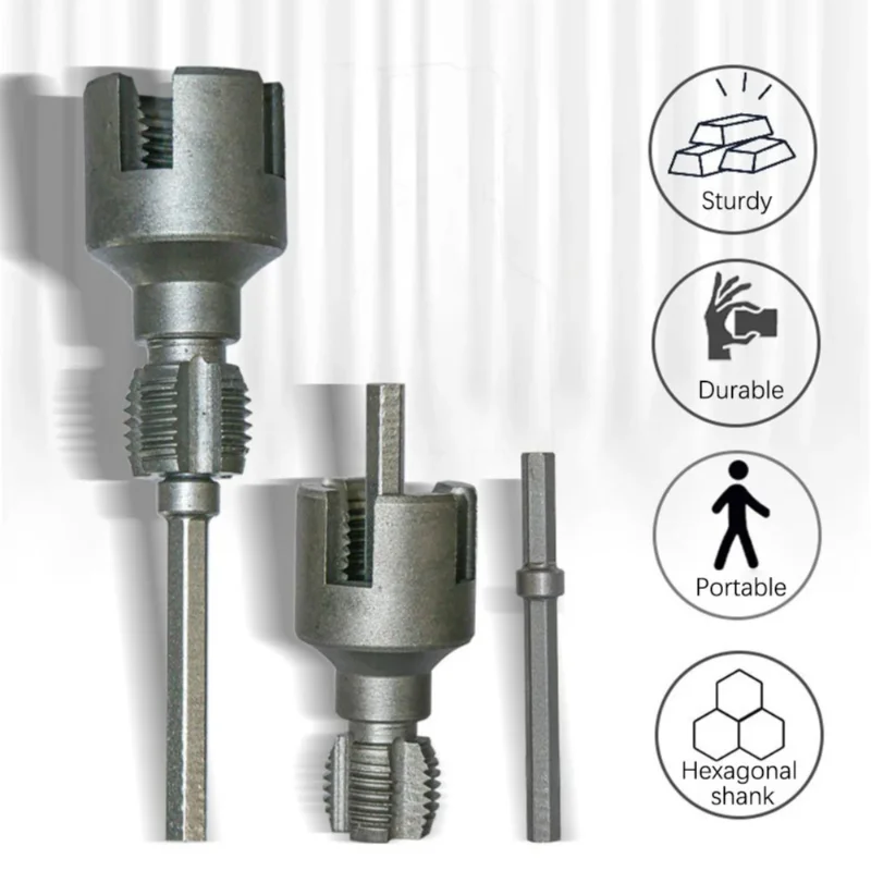 Plumber Tools Integrated Internal & External Pipe Threading Tool PVC ...