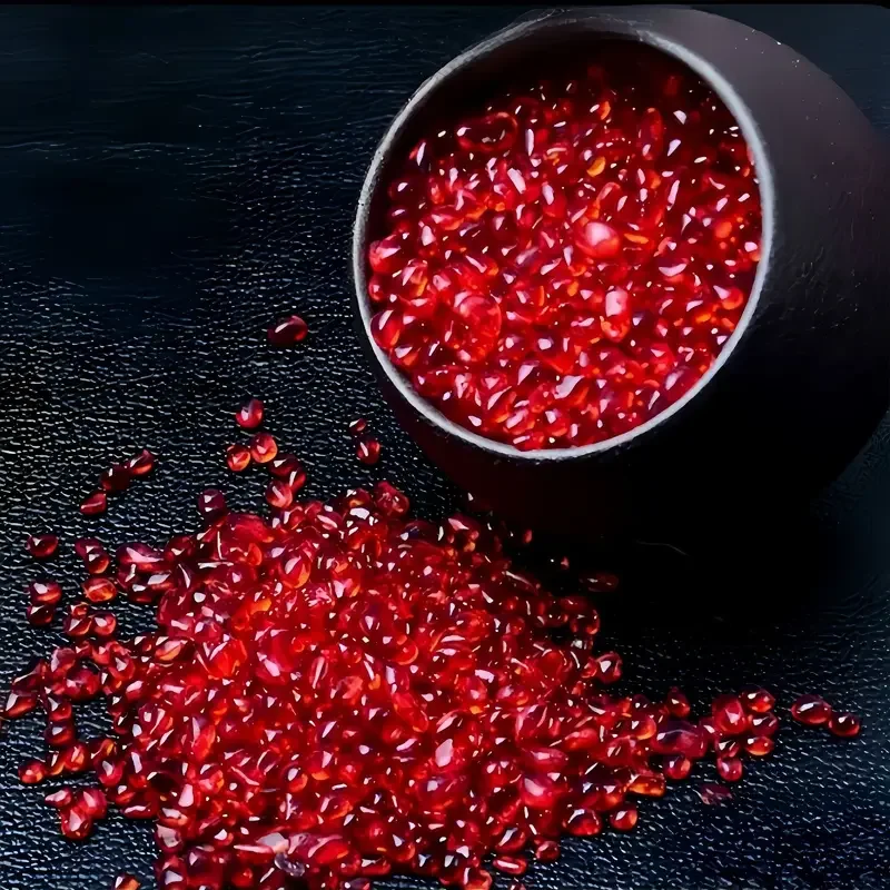 Red Glass Gravel in Various Sizes for Decorative Use: Fish Tanks, Vases, and Gardens