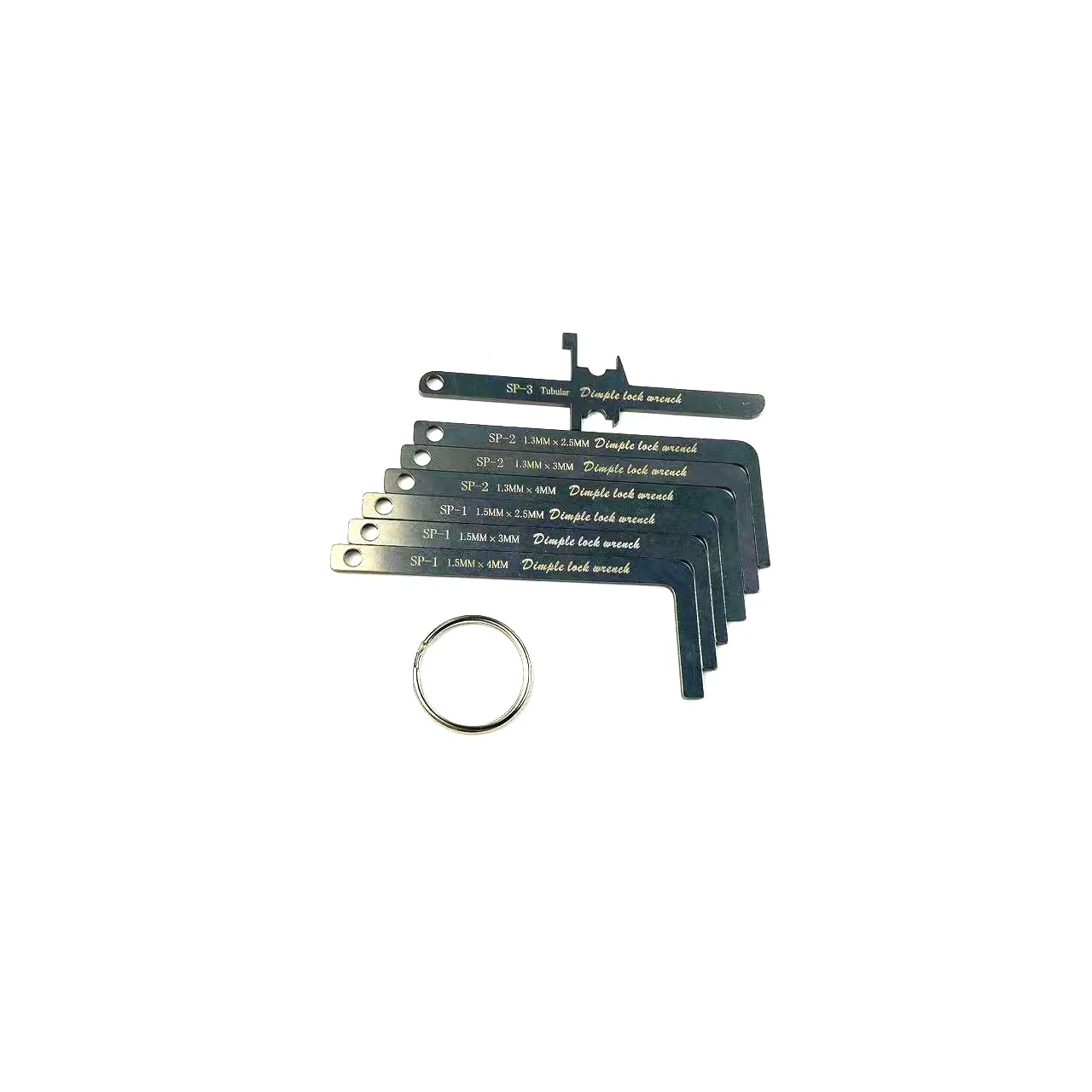 Lock Pick Tools Locksmith Lock Pick Tension Wrench Tool Push Rod for Lock Stainless Steel Hard Tension Bars Lock Picks