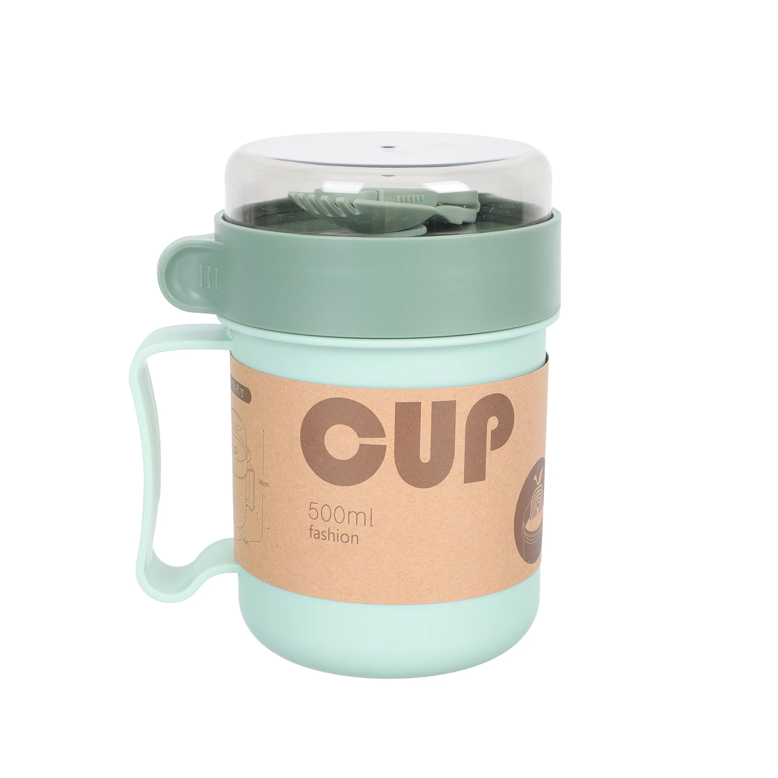 

Soup Cup Breakfast Handheld Microwave Mini Home Accessory Japanese Pp Household