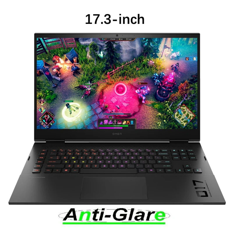 2X Copertura Protettiva Per Schermo Ultra Trasparente/Antiriflesso/Anti Raggi Blu Per Hp Omen 17-Cm2006Tx /Omen 17-Cm2007Tx 17.3"