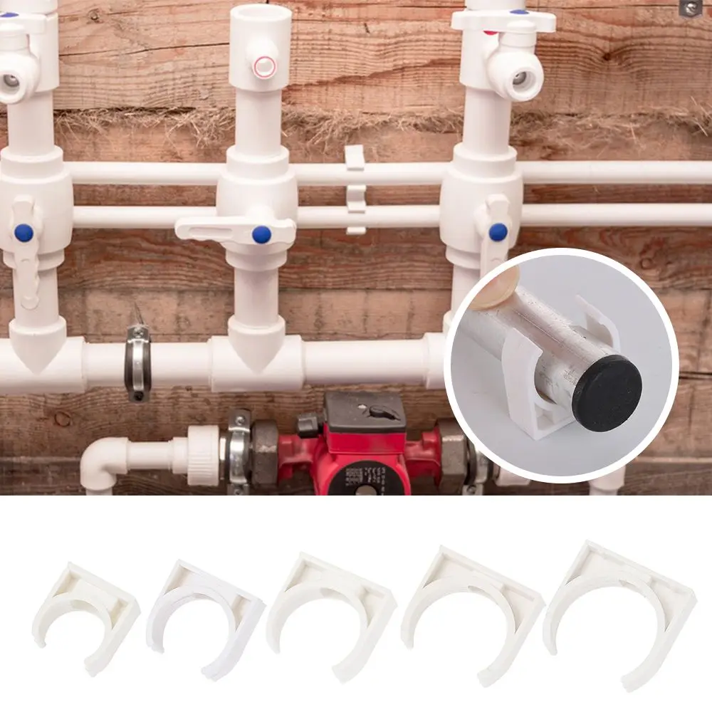 Pipe Clamps 10 Pcs PVC 16/20/25/32/40/50 mm For Aquarium Fish Tank pipe clamps,plastic clamps