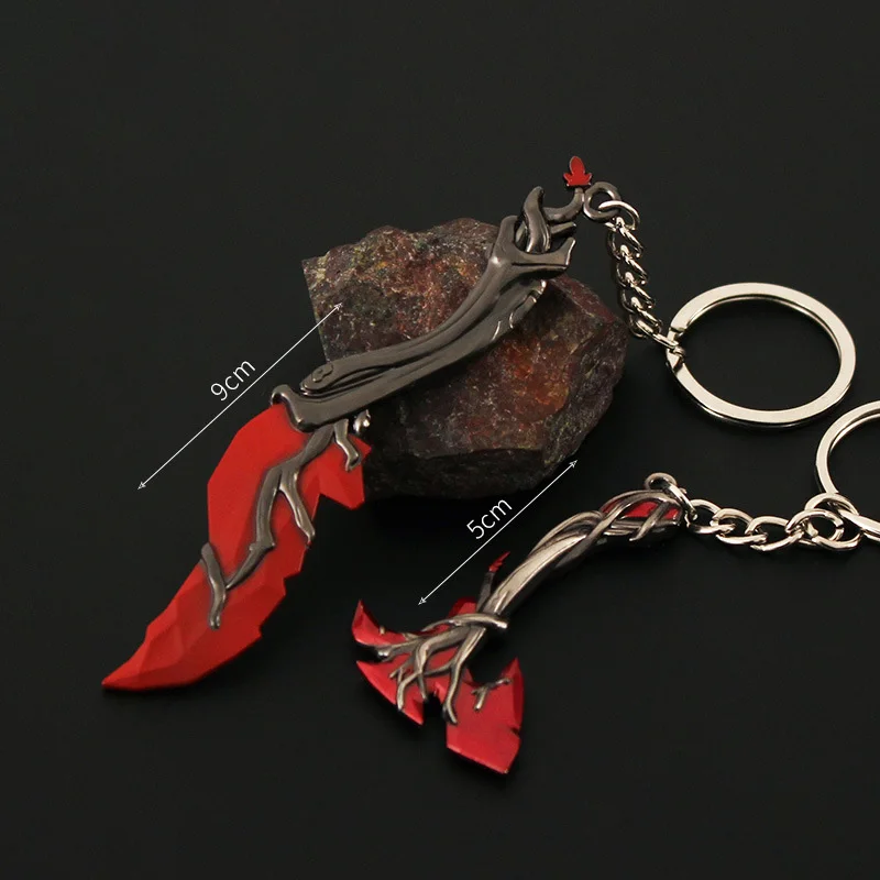 thumbnail image 1 of Juego de llaveros de la serie Valorant Gaias Vengeance, modelo de metal periférico de juego Vandal, accesorios colgantes, llaveros, regalos, juguetes para niños, 1 of 5