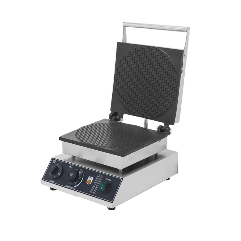 Commerciale Elettrico Olandese Stroopwafel Maker Waffle Machine Waffle Cone Maker Sciroppo Piastra Di Ferro Waffle Maker Snack Forno