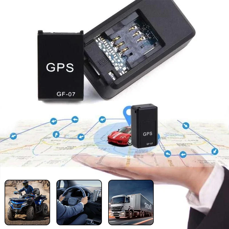 GPS Positioner GF07 Mini Tracking Positioner Rea!time Tracking Remote Vehicle Positioning Mobilerecording Listening Anti Loss