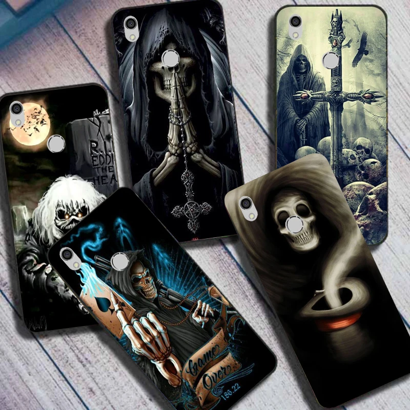 Чехол Grim Reaper Skull для TP-Link Neffos C7 мягкий чехол C 7 c7 TP910A TP910C 5 дюймов чехлы |